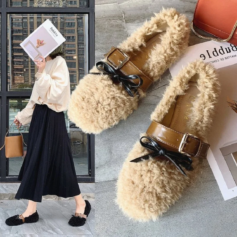 Net red fur shoes female 2019 winter new fashion warm flat bottom comfortable set of shoes warm cotton shoes
Net red fur shoes female 2019 winter new fashion warm flat bottom comfortable set of shoes warm cotton shoes
