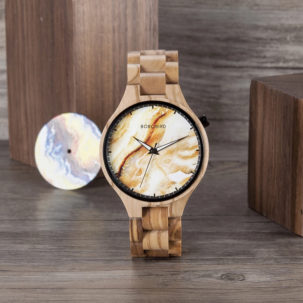 BOBO BIRD Custom Art Dial Ladies Wooden Watch BOBO BIRD Custom Art Dial Ladies Wooden Watch