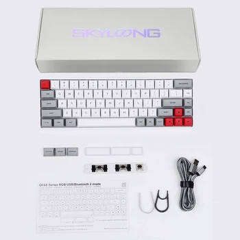 GK61 68 Key Hot-swap RGB Mechanical Keyboard With PBT GSA Keycaps 3Fn Programmable Macros Wired Gaming Keyboard For Mac/Win/PC
GK61 68 Key Hot-swap RGB Mechanical Keyboard With PBT GSA Keycaps 3Fn Programmable Macros Wired Gaming Keyboard For Mac/Win/PC