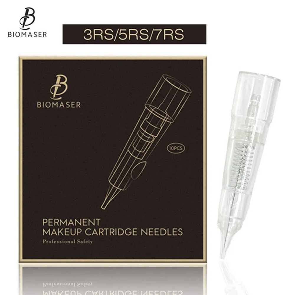 Biomaser 10PCS Permanet Makeup Tattoo Needle 3/5/7RS for Machine Car Disposable Permanent Cartridge Tattoo Needles
Biomaser 10PCS Permanet Makeup Tattoo Needle 3/5/7RS for Machine Car Disposable Permanent Cartridge Tattoo Needles