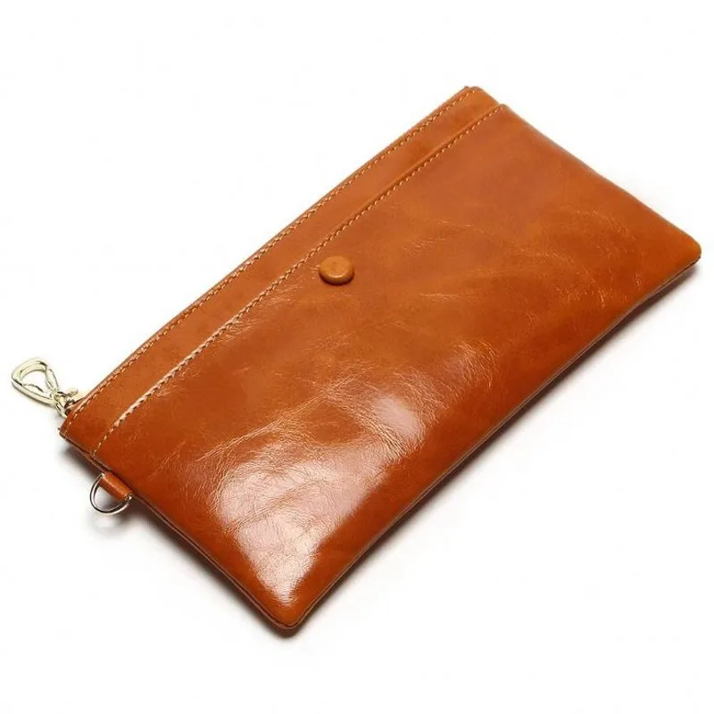 Women wallet high quality genuine Leather long money clutch bag Fashion zipper Oil Wax Leather Lady Coin Purse card holder
Women wallet high quality genuine Leather long money clutch bag Fashion zipper Oil Wax Leather Lady Coin Purse card holder