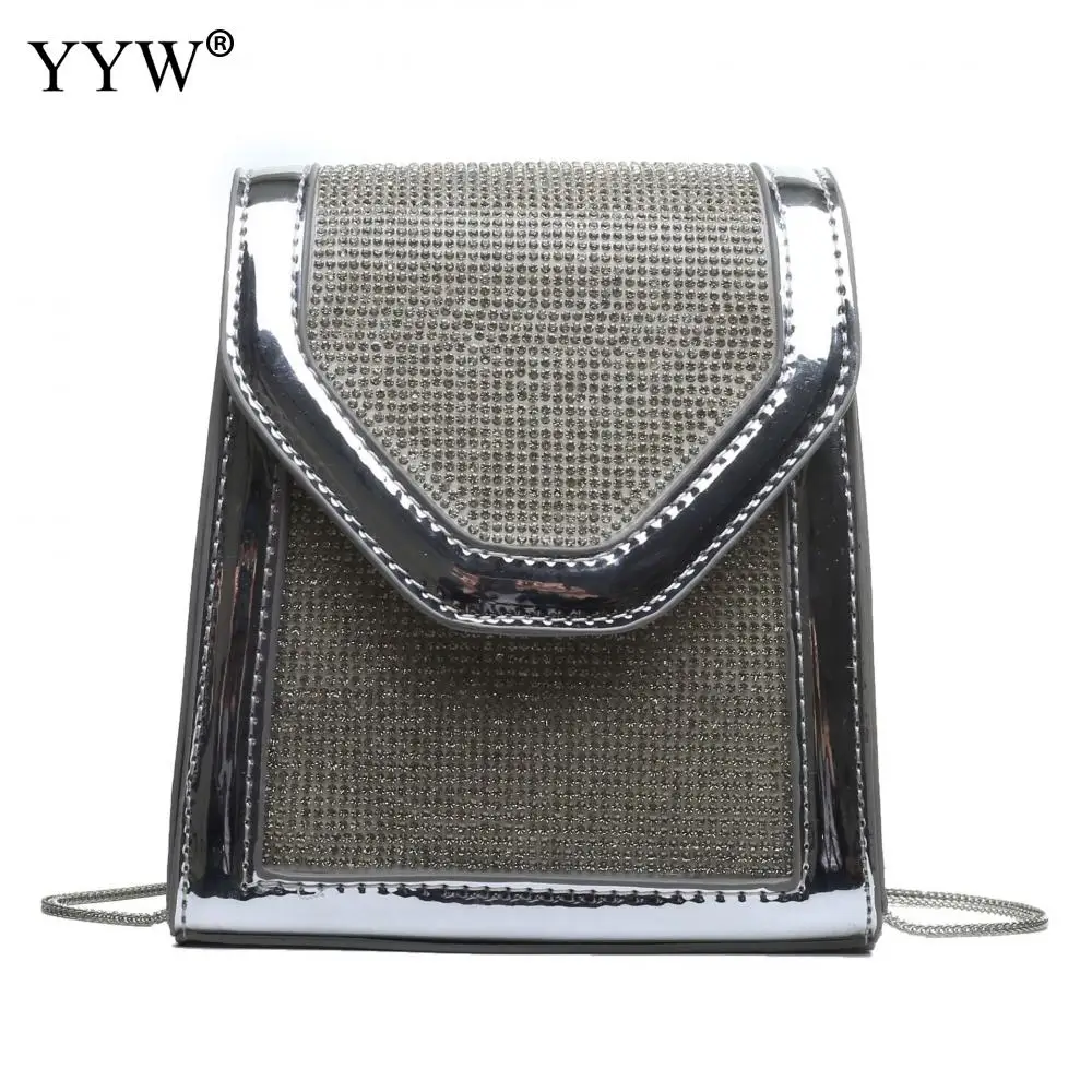Silver Rhinestone Chain Crossbody Bags For Women 2019 Cell Phone Day Bag Black Clutch Vintage Girl School Bag With Small Purse
Silver Rhinestone Chain Crossbody Bags For Women 2019 Cell Phone Day Bag Black Clutch Vintage Girl School Bag With Small Purse