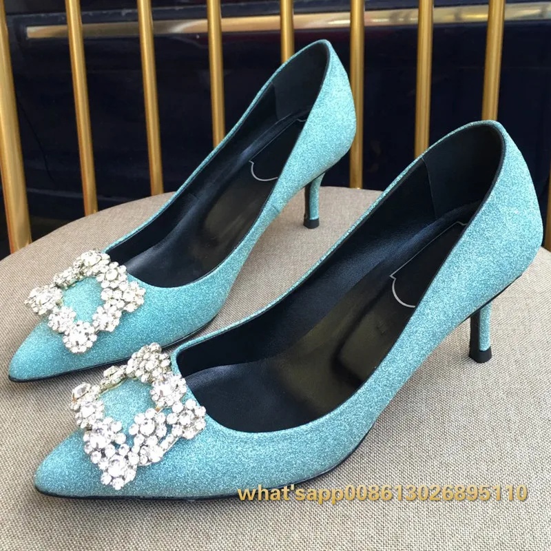 Topwomen Ladies Blue Pumps Heels for Women Crystal Shoes 2019 Genuine Leather High Quality Shoes for Women35-40
Topwomen Ladies Blue Pumps Heels for Women Crystal Shoes 2019 Genuine Leather High Quality Shoes for Women35-40