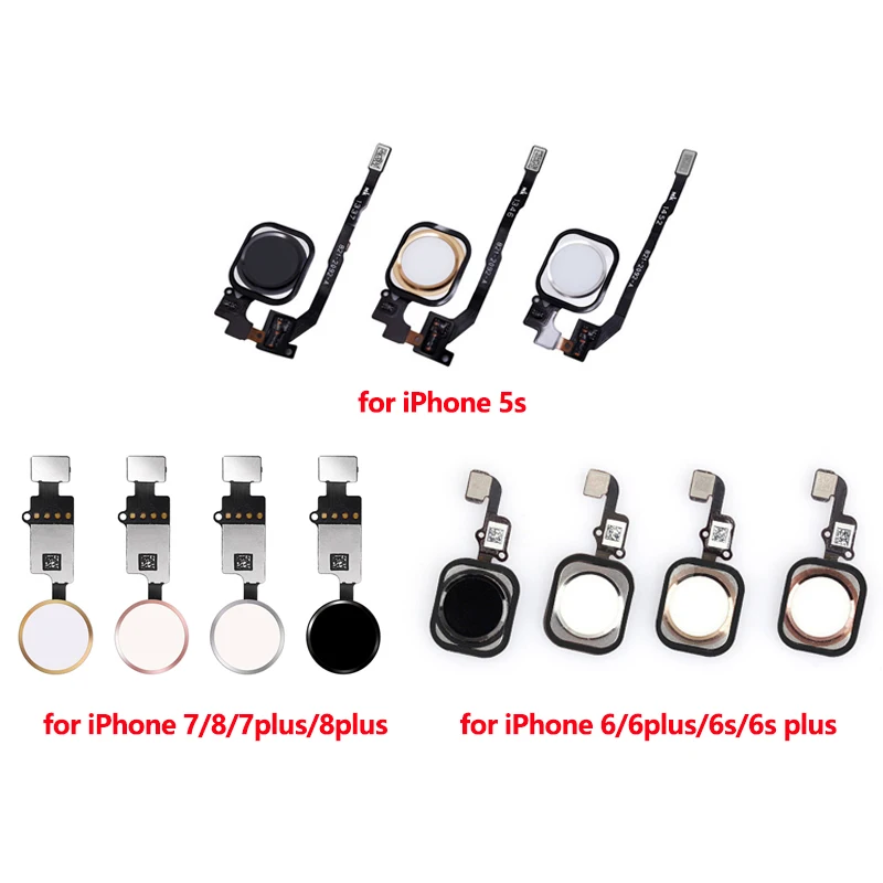 for iPhone 5s 6 6s 6plus 6splus 7 7plus 8 8plus Home Button with Flex Cable Assembly Replacement Repair Mobile Phone Parts
for iPhone 5s 6 6s 6plus 6splus 7 7plus 8 8plus Home Button with Flex Cable Assembly Replacement Repair Mobile Phone Parts