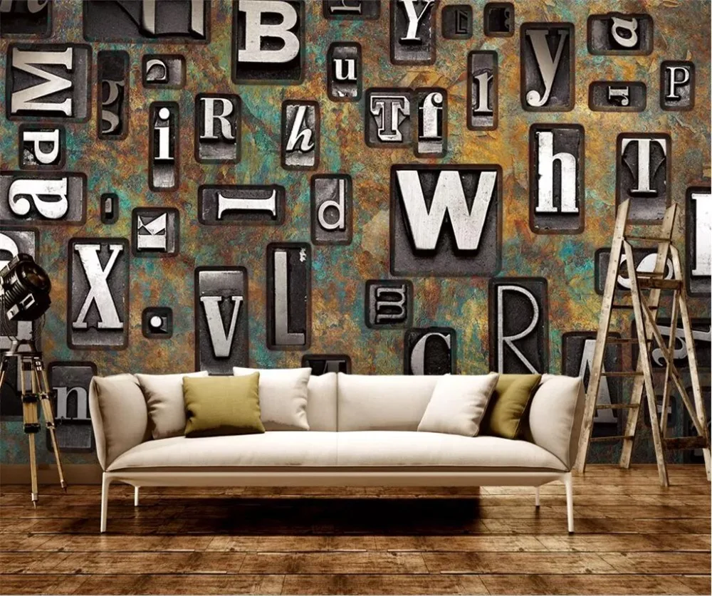 Drop Shipping Custom Large Wallpapers 3D Murals English Alphabet Retro Nostalgic Rust Fresco Rusty Restaurant Wall Paper
Drop Shipping Custom Large Wallpapers 3D Murals English Alphabet Retro Nostalgic Rust Fresco Rusty Restaurant Wall Paper