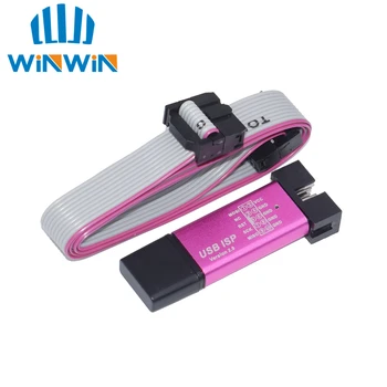 Aluminum shell USB ISP USBISP USBASP ASP Programmer for 51 ATMEL AVR WIN7 64 (Random color)
Aluminum shell USB ISP USBISP USBASP ASP Programmer for 51 ATMEL AVR WIN7 64 (Random color)