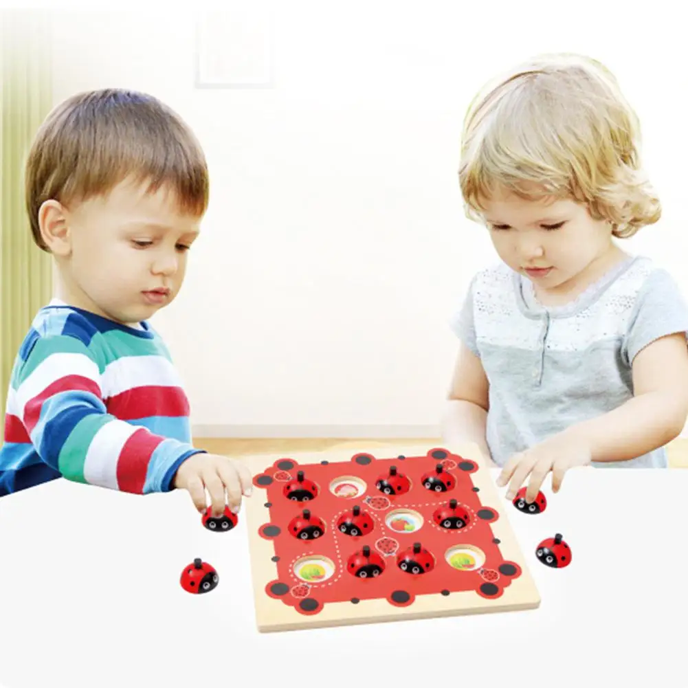 Hobbylane Kids Wooden Cartoon Ladybug Design Kids Memory Training Game Chess Montessori Early Development Toys for Children
Hobbylane Kids Wooden Cartoon Ladybug Design Kids Memory Training Game Chess Montessori Early Development Toys for Children