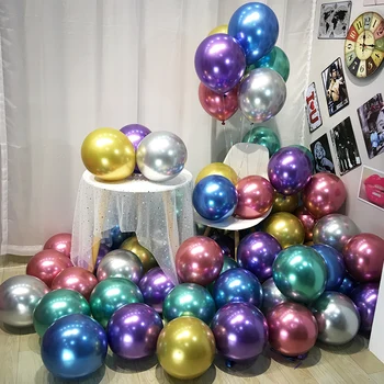 100pc 50pcs10inch Gold Silver Black Metal Latex Balloons Wedding Decorations Matte Helium Globos Birthday Party Decoration Adult
100pc 50pcs10inch Gold Silver Black Metal Latex Balloons Wedding Decorations Matte Helium Globos Birthday Party Decoration Adult