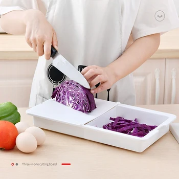 Silicone Foldable Cutting Board Collapsible Chopping Block Fruit Washing Basket With Draining Plug Kitchen Tools Multifunctional
Silicone Foldable Cutting Board Collapsible Chopping Block Fruit Washing Basket With Draining Plug Kitchen Tools Multifunctional