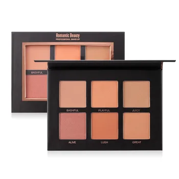 6-color Face Mineral Pigment Blusher Brozer Cosmestics Professional Palette Cosmestics Professional Palette Blush Contour Shadow
6-color Face Mineral Pigment Blusher Brozer Cosmestics Professional Palette Cosmestics Professional Palette Blush Contour Shadow