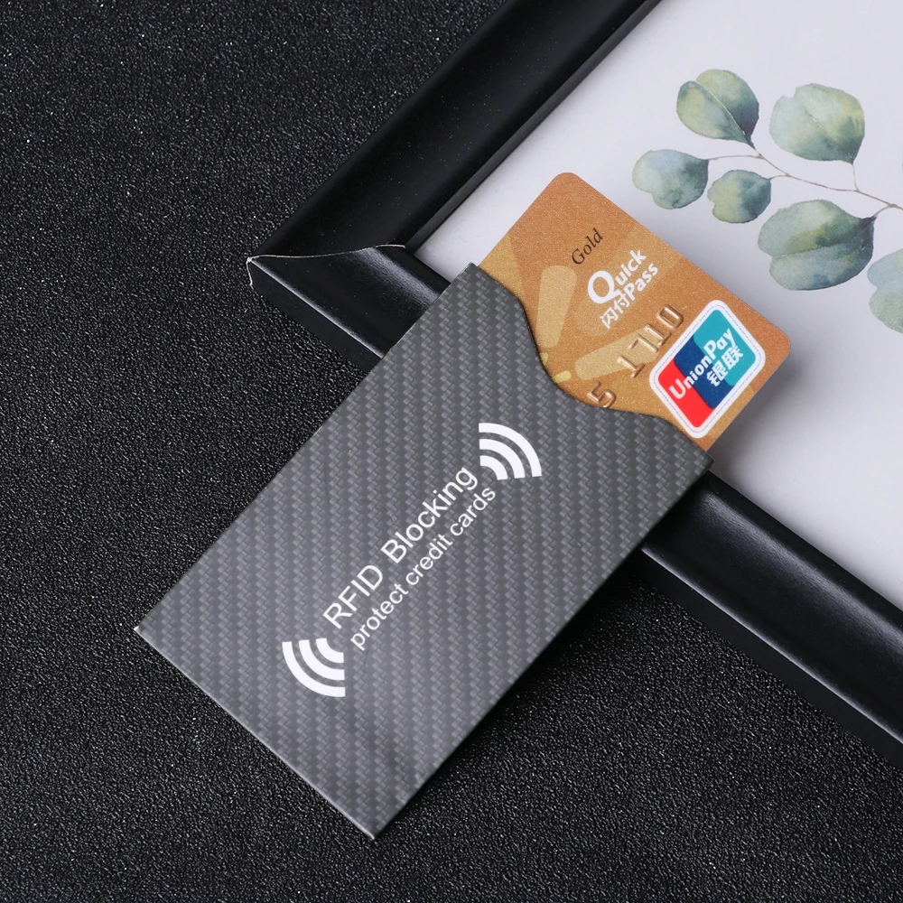 5 шт./компл. модный противокражный RFID держатель для кредитных карт защитный чехол