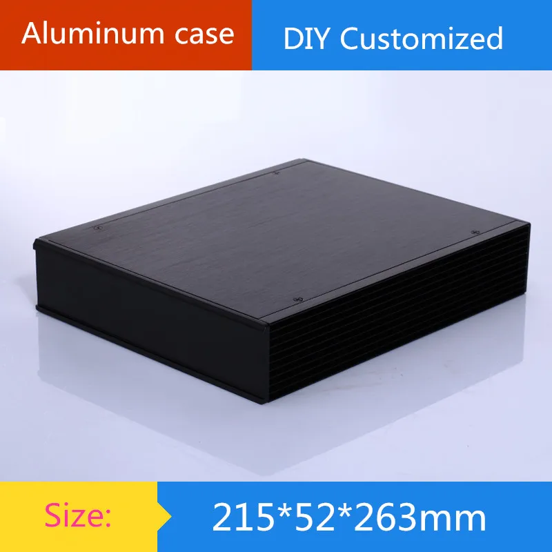 KYYSLB DIY чехол 215*52*263 мм алюминиевый усилитель ЦАП шасси для компьютера автомобиля