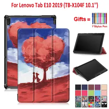For Lenovo Tab E10 Case Cover 2019 10.1'' Tablet TB-X104F TB X104F TB-X104L Magnetic Trifold Stand Protective Case Funda+Gifts
For Lenovo Tab E10 Case Cover 2019 10.1'' Tablet TB-X104F TB X104F TB-X104L Magnetic Trifold Stand Protective Case Funda+Gifts