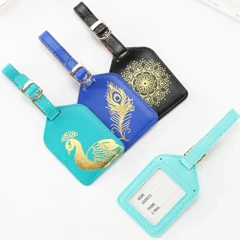 Travel Accessories Bronzing Luggage Tag Women Portable PU Leather Label Suitcase ID Address Holder Baggage Boarding Gift
Travel Accessories Bronzing Luggage Tag Women Portable PU Leather Label Suitcase ID Address Holder Baggage Boarding Gift