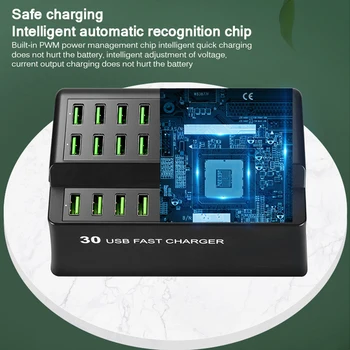 Useful 30 Ports Usb 180W Multi USB Charger For Samsung S10 Huawei Mate 30 Pro Fast Charger For Iphone X 8 11 Fast Charge Station 
Useful 30 Ports Usb 180W Multi USB Charger For Samsung S10 Huawei Mate 30 Pro Fast Charger For Iphone X 8 11 Fast Charge Station