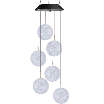 LED Waterproof Outdoor Solar Decorative String Lights Color Changing Solar 6 Ball Wind Chimes for Bedroom,Party,Garden
LED Waterproof Outdoor Solar Decorative String Lights Color Changing Solar 6 Ball Wind Chimes for Bedroom,Party,Garden