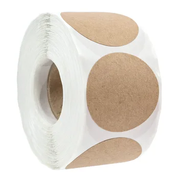 blank labels You can write stickers Kraft paper round family Sealed envelope to stick The refrigerator Food labels 500pcs/roll
blank labels You can write stickers Kraft paper round family Sealed envelope to stick The refrigerator Food labels 500pcs/roll