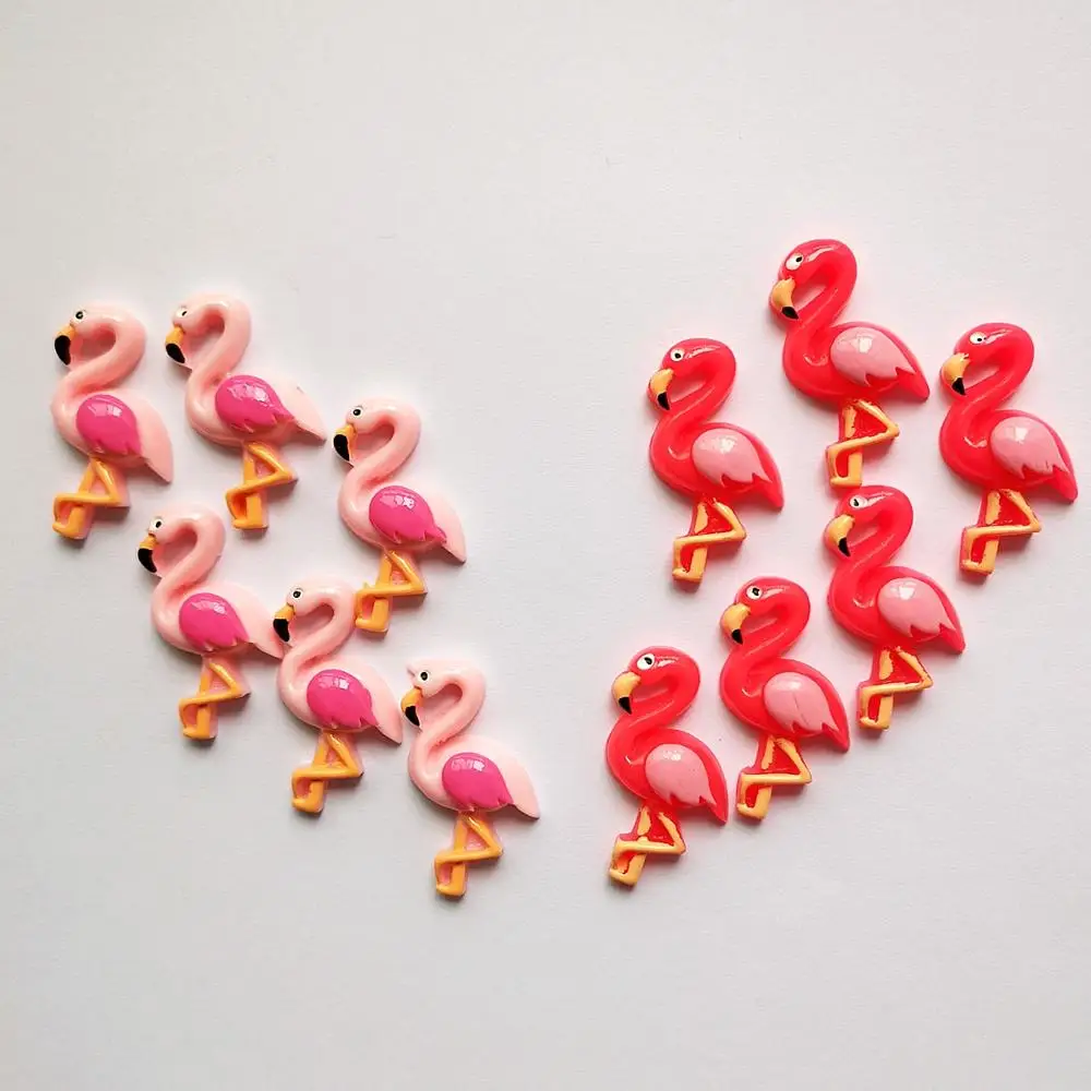 100pcs/lot Kawaii Resin Flat back Charms Flamingos Pendants for DIY Decoration Necklace Earring Keychain Hair Accessories Making
100pcs/lot Kawaii Resin Flat back Charms Flamingos Pendants for DIY Decoration Necklace Earring Keychain Hair Accessories Making
