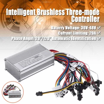DC 36V/48V 1000W Brushless DC Motor Regulator Speed Controller For Electric Bicycle E-bike Scooter Three-mode Controller
DC 36V/48V 1000W Brushless DC Motor Regulator Speed Controller For Electric Bicycle E-bike Scooter Three-mode Controller