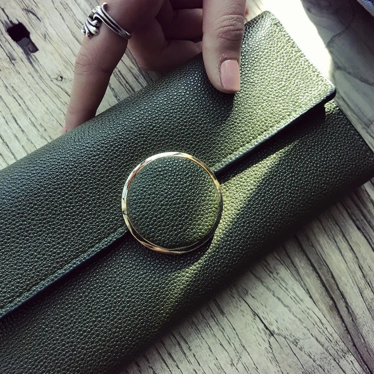 2019 New Style Long Wallet Two-Piece Magnetic Snap Metal Buttons Caviar Granule Women's Purse Wallet 
2019 New Style Long Wallet Two-Piece Magnetic Snap Metal Buttons Caviar Granule Women's Purse Wallet