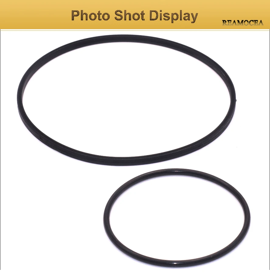 Reamocea 2Pcs Black Rubber Vacuum Pump Seal Kit 11668626471 Fit for BMW V8 E46 E65 E66 E53 E70 E60 E84 E90 745i 545i 645i X1 X5 (11)