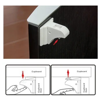 Baby Safety Baby Protections Cabinet Magnetic Child Lock 4 Locks + 1 Key Door Lock Kids Drawer Locker Security Invisible Locks 
Baby Safety Baby Protections Cabinet Magnetic Child Lock 4 Locks + 1 Key Door Lock Kids Drawer Locker Security Invisible Locks