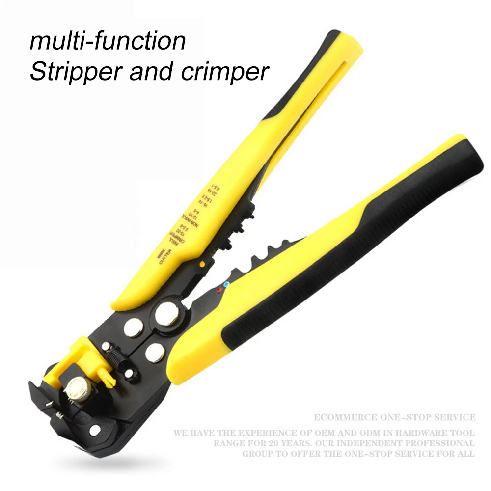 Pliers Wire Cutter Crimping Automatic Wire Stripper Multifunctional Stripping Tools Crimping Pliers Terminal 0.2-6.0mm Hand Tool
Pliers Wire Cutter Crimping Automatic Wire Stripper Multifunctional Stripping Tools Crimping Pliers Terminal 0.2-6.0mm Hand Tool