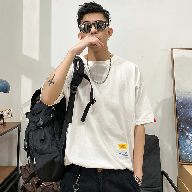 Dossan Men's Loose T Shirt Extended Round Sweep T-Shirt Curved Hem Long Line Tops Hip Hop Urban Blank Streetwear Cotton T-Shirts
Dossan Men's Loose T Shirt Extended Round Sweep T-Shirt Curved Hem Long Line Tops Hip Hop Urban Blank Streetwear Cotton T-Shirts