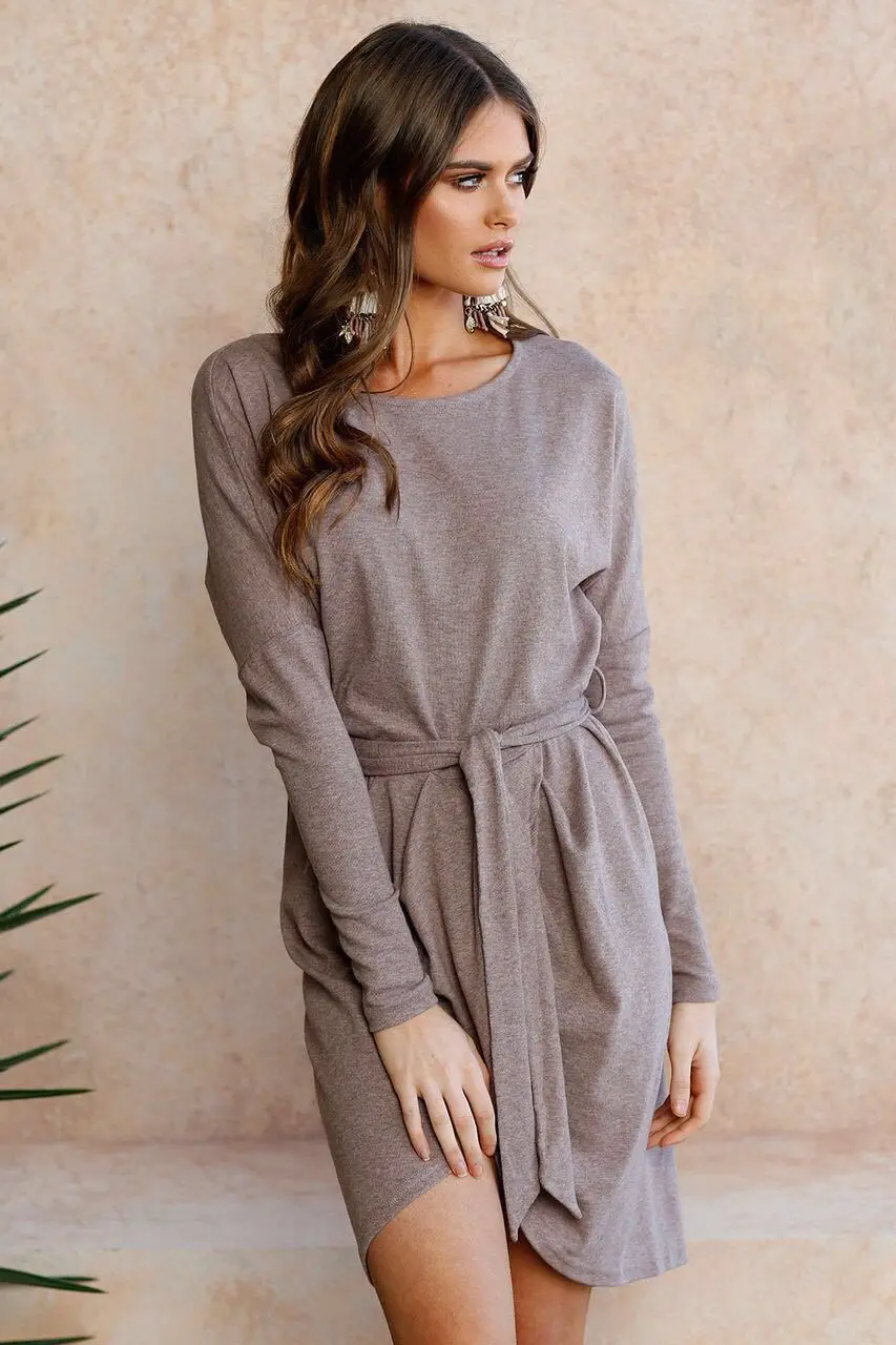 Women's Solid Color Irregular Dress New Women's Long Sleeve Round Neck Irregulars Dress
Women's Solid Color Irregular Dress New Women's Long Sleeve Round Neck Irregulars Dress