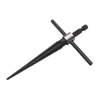 3-13mm Bridge Pin Hole Hand Held Reamer T Handle Tapered 6 Fluted Chamf Reaming Woodworker Cutting Tool Core Drill Bit
3-13mm Bridge Pin Hole Hand Held Reamer T Handle Tapered 6 Fluted Chamf Reaming Woodworker Cutting Tool Core Drill Bit