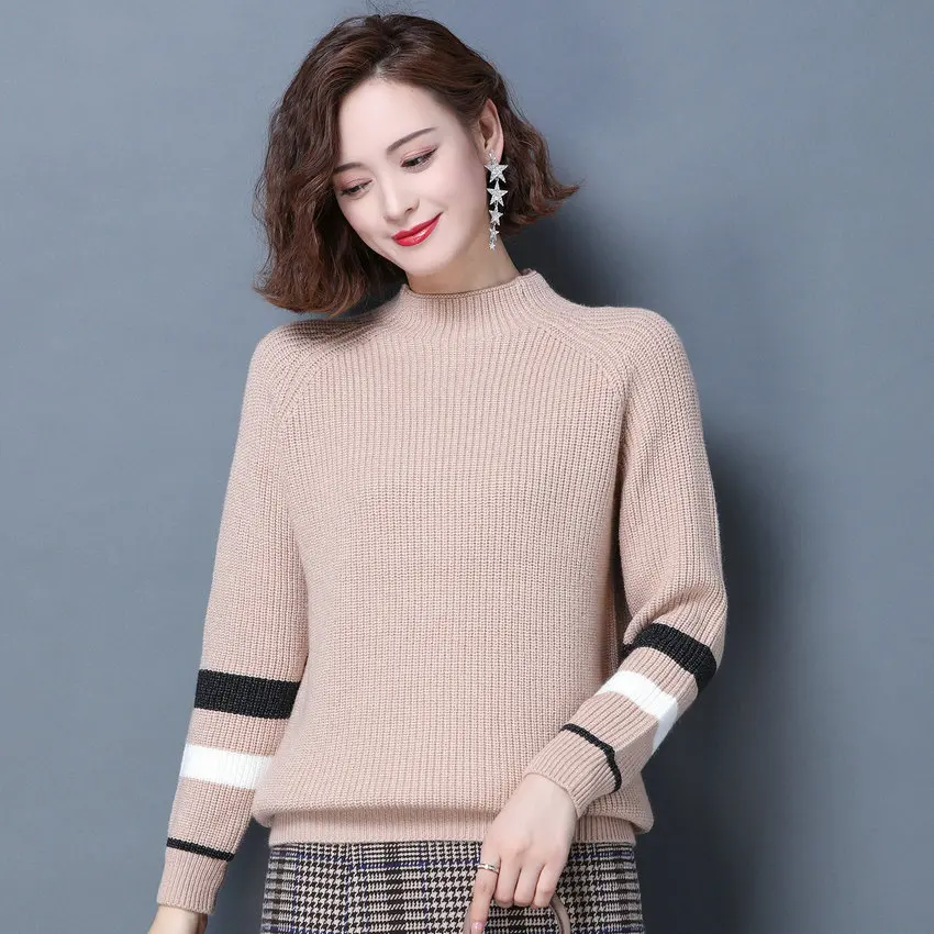 Women Autumn Winter Pullover Sweater Blue Black Red Camel Jersey Crew Neck Knitted Tops Woman Warm Soft Jumper Textured Sweaters
Women Autumn Winter Pullover Sweater Blue Black Red Camel Jersey Crew Neck Knitted Tops Woman Warm Soft Jumper Textured Sweaters