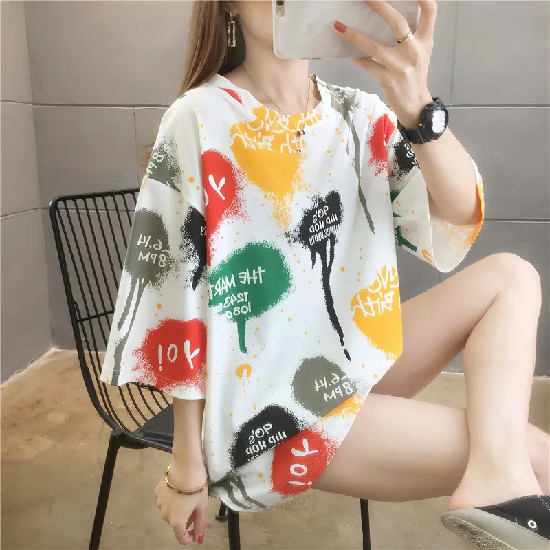Women's T Shirt Summer Short Sleeve Female T-shirts Casual Tee Tops O-neck Loose Ladies Girls Tshirt Harajuku Women Tops NS4736
Women's T Shirt Summer Short Sleeve Female T-shirts Casual Tee Tops O-neck Loose Ladies Girls Tshirt Harajuku Women Tops NS4736