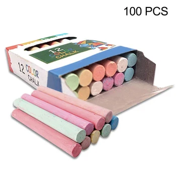 Mixed Colour White Chalk Sticks Pack Kids Playground School Art Learning 12/100pcs TUE88
Mixed Colour White Chalk Sticks Pack Kids Playground School Art Learning 12/100pcs TUE88
