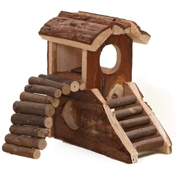 Hamster Wooden House Small Pets Hideout for Hamster Cage Hut Natural Wood Hut House Living House
Hamster Wooden House Small Pets Hideout for Hamster Cage Hut Natural Wood Hut House Living House