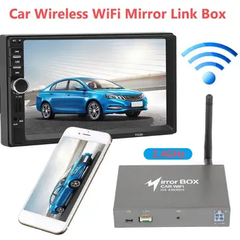 2.4GHz Car WiFi Mirror Link Box Screen Mirroring Dongle for iOS Android Phone Online Navigation and Free Map Upgrade
2.4GHz Car WiFi Mirror Link Box Screen Mirroring Dongle for iOS Android Phone Online Navigation and Free Map Upgrade