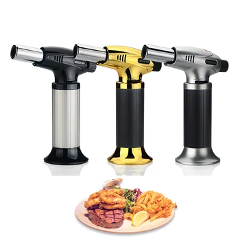 Adjustable Flame Butane Micro Welding Torch BBQ Soldering Gas Refillable Gas Cigar Lighter Spray Cooking Torch For Outdoor
Adjustable Flame Butane Micro Welding Torch BBQ Soldering Gas Refillable Gas Cigar Lighter Spray Cooking Torch For Outdoor