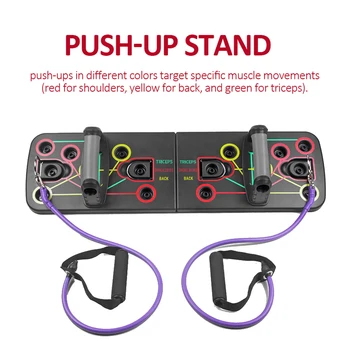 Unisex Push Up Rack Board Men Women Comprehensive Fitness Exercise Push-up Stands Body Building Training System Home Equipment 
Unisex Push Up Rack Board Men Women Comprehensive Fitness Exercise Push-up Stands Body Building Training System Home Equipment