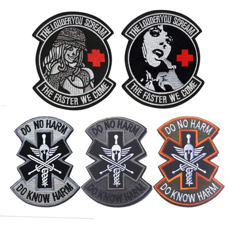 Spartan Military Doctor 3D Embroidery Armband Don'T Hurt Me. I Am A Battlefield Medical Soldier Badge Clothing Backpack Patch
Spartan Military Doctor 3D Embroidery Armband Don'T Hurt Me. I Am A Battlefield Medical Soldier Badge Clothing Backpack Patch