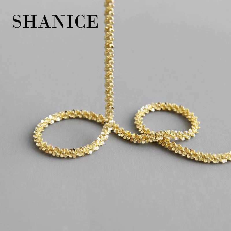 

SHANICE S925 Sterling Silver Necklace Women Choker Necklace INS Starry Cauliflower Boho Chain Necklace Collier Women Jewelry