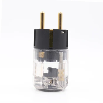 Piece New Hifi Hi-End Gold Plated P-029 EUR Schuko, AC EU Power Connector Plug, DIY Hifi Electrical Power Cable connector plug
Piece New Hifi Hi-End Gold Plated P-029 EUR Schuko, AC EU Power Connector Plug, DIY Hifi Electrical Power Cable connector plug