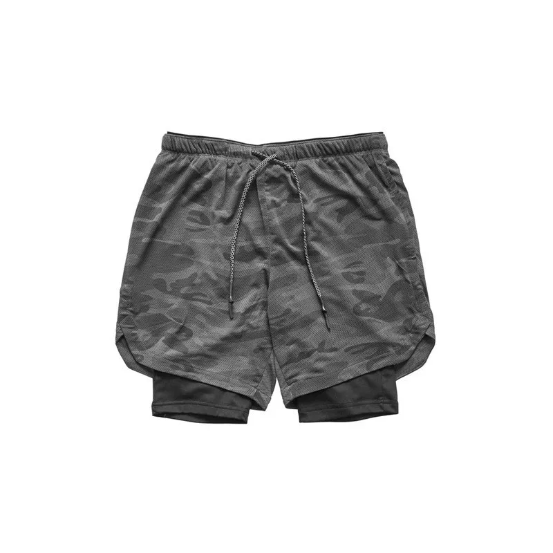 Summer Casual running shorts men 2 in 1 sports jogging fitness shorts Men's Gym training Quick-drying sports shorts male short Summer Casual running shorts men 2 in 1 sports jogging fitness shorts Men's Gym training Quick-drying sports shorts male short