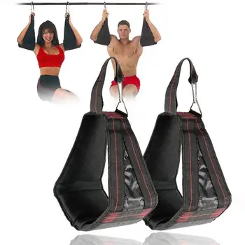 2Pcs Abdominal Muscle Training Cantilever With Horizontal Bar Pull-Up Sling Muscle Training Support Hanging Legs Knee Lifting