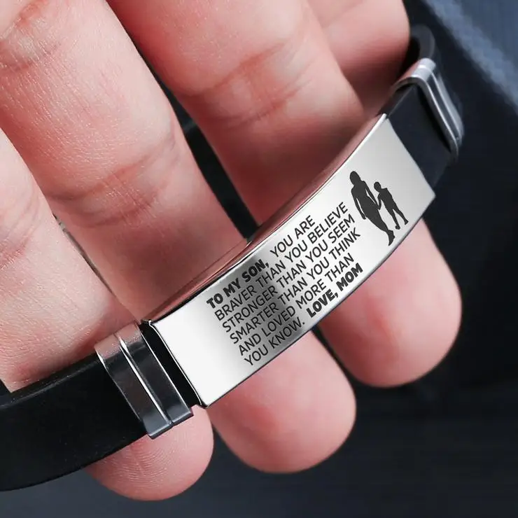 Bracelet To My Son from Mom – Gift With 