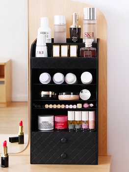 Cosmetic Drawer Makeup Organizer Jewelry Container Storage Box DIY Multi-layer Nail Lipstick Shelf Holder Bathroom Desktop Case
Cosmetic Drawer Makeup Organizer Jewelry Container Storage Box DIY Multi-layer Nail Lipstick Shelf Holder Bathroom Desktop Case