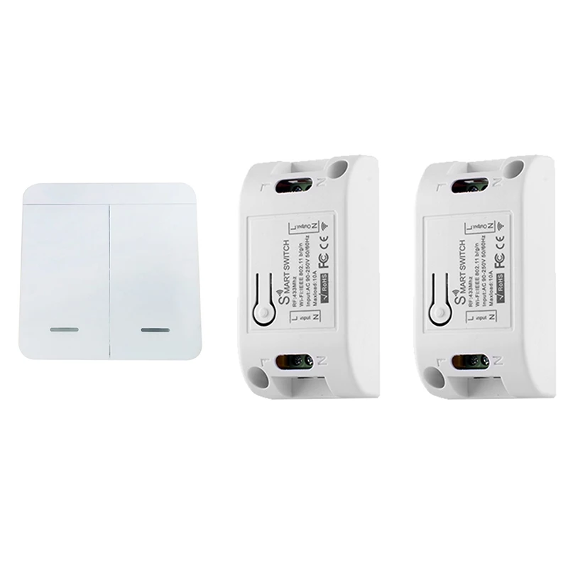 Rubrum 433Mhz RF Smart Wifi Switch Wireless Remote Control Light Switch Home Lamp Controller Work
Rubrum 433Mhz RF Smart Wifi Switch Wireless Remote Control Light Switch Home Lamp Controller Work