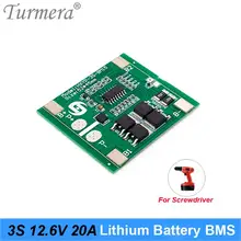Turmera 3S 20A 12.6V BMS 18650 Lithium Battery Protected Board for 10.8V 12V Screwdriver Drill or Uninterrupted Power Supply Us
Turmera 3S 20A 12.6V BMS 18650 Lithium Battery Protected Board for 10.8V 12V Screwdriver Drill or Uninterrupted Power Supply Us