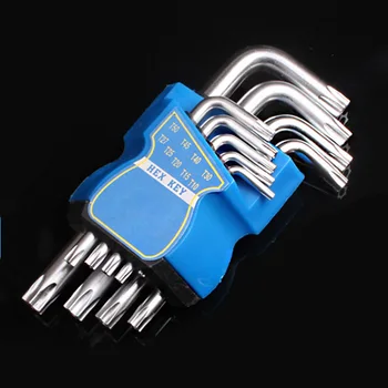 9pcs L Type Metric Long Arm Hex Wrench Set Hardware Allen Key Powerful Torx Manual Ball End Spanner Repair Tool Screwdriver
9pcs L Type Metric Long Arm Hex Wrench Set Hardware Allen Key Powerful Torx Manual Ball End Spanner Repair Tool Screwdriver