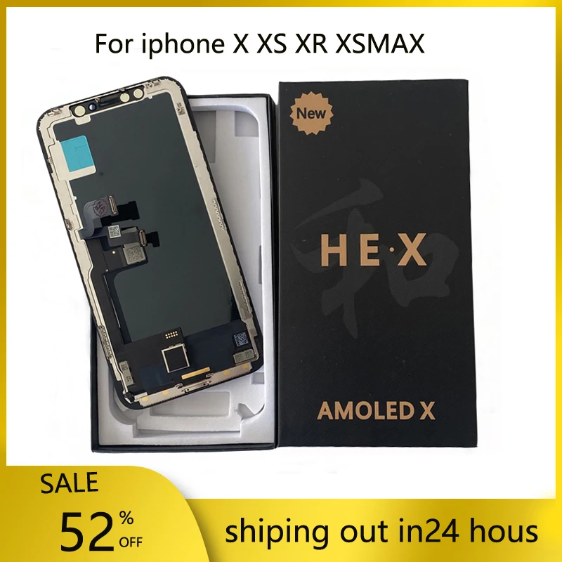 OLED-экран для iPhone X XS MAX XR 11Pro шестигранный 3D сенсорный экран Замена ЖК-дисплей в