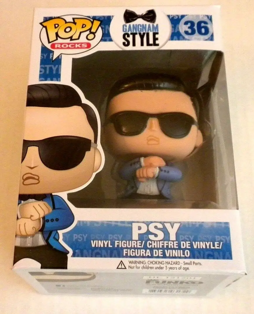 Exclusive Official Funko pop Rocks: Gangnam Style - Psy #36 Vinyl Action Figure Collectible Model Toy with Original Box
Exclusive Official Funko pop Rocks: Gangnam Style - Psy #36 Vinyl Action Figure Collectible Model Toy with Original Box