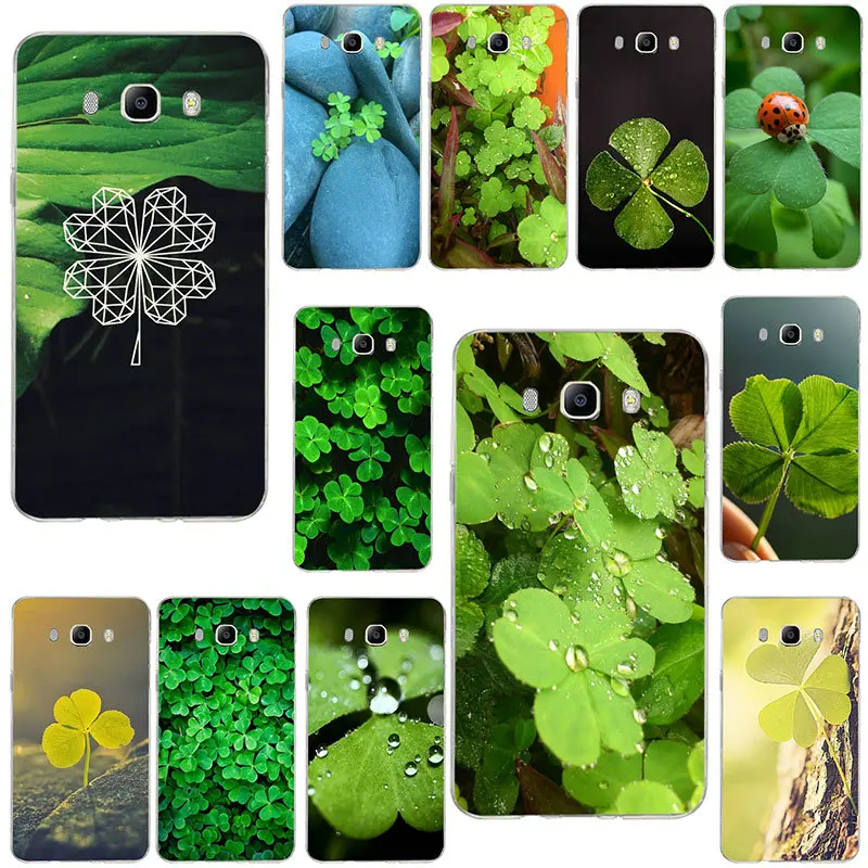Фото Green Lucky Clover Plant Leaf For Samsung Galaxy Note 2 3 4 5 8 9 10 A10 A20 A30 A40 A50 A60 A70 A80 A90 Shell Soft TPU Cover | Мобильные